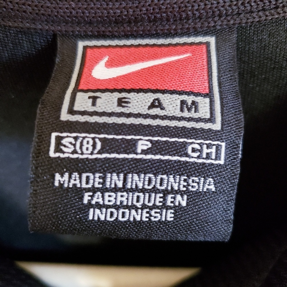 Nike Jacket Kids S Small Black White Zip Up - Picture 5 of 5